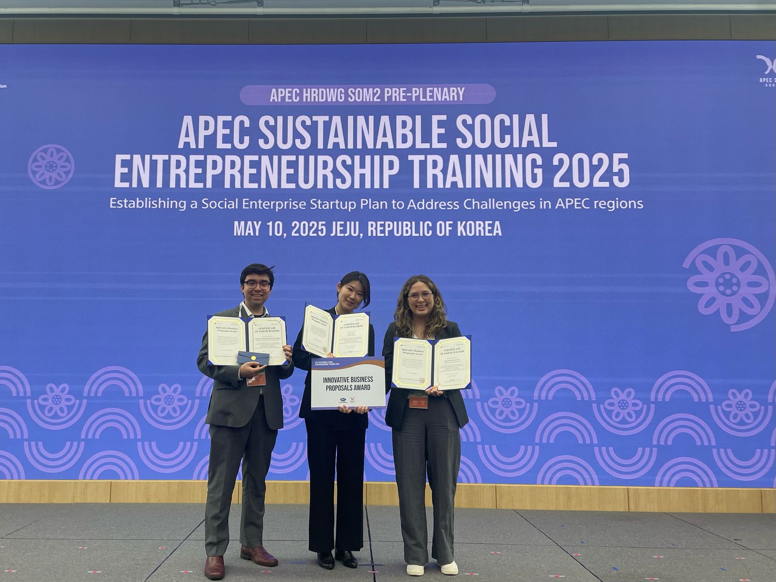 Exalumno de Colegio de Alto Rendimiento representó al Perú en Programa de Emprendimiento realizado en COREA del Sur